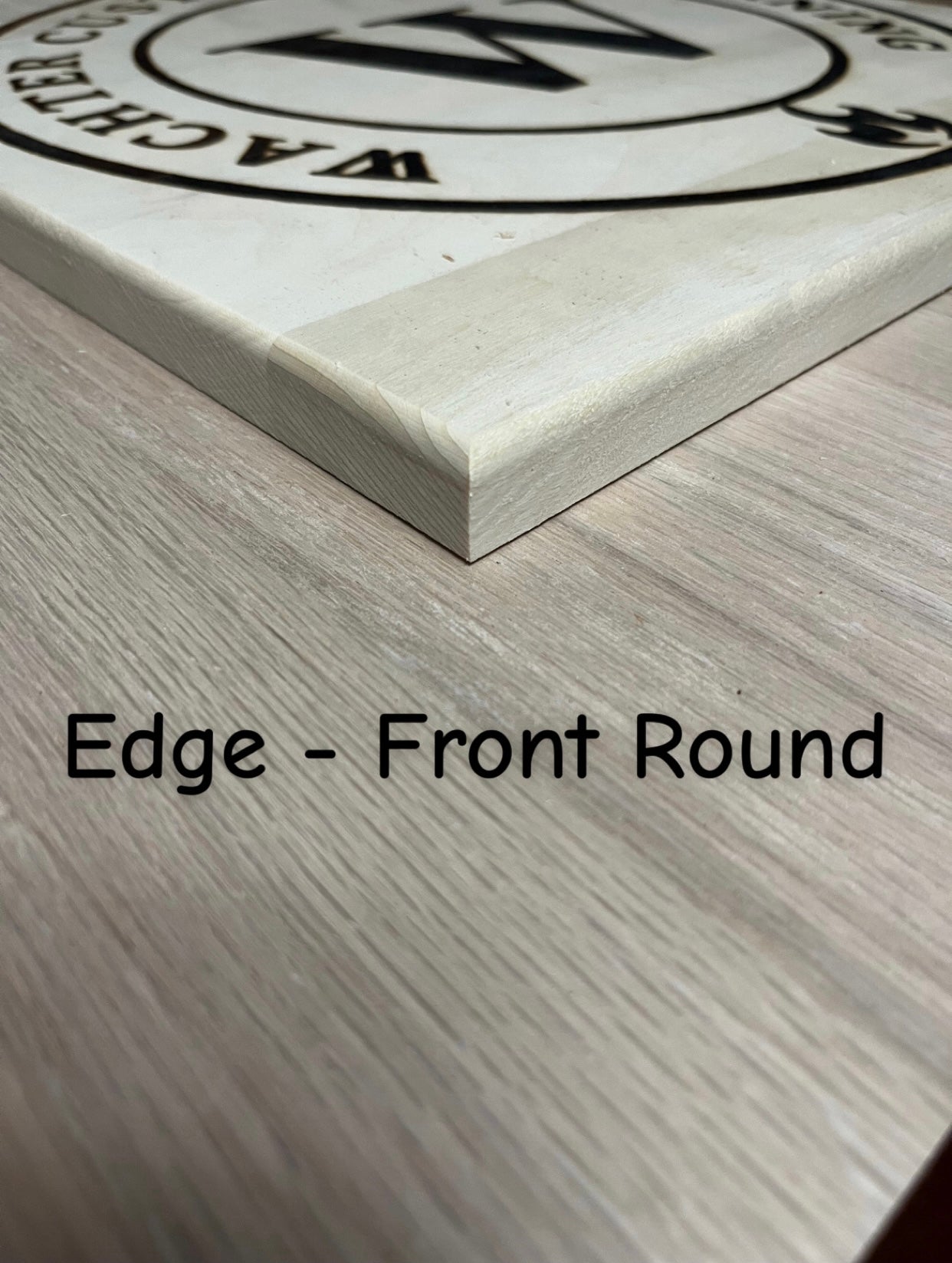 Last Name Wall Sign - Red Oak