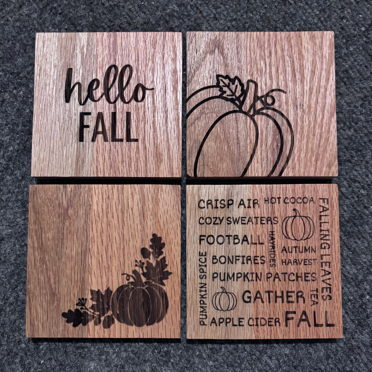 Fall Coasters - 4 pack