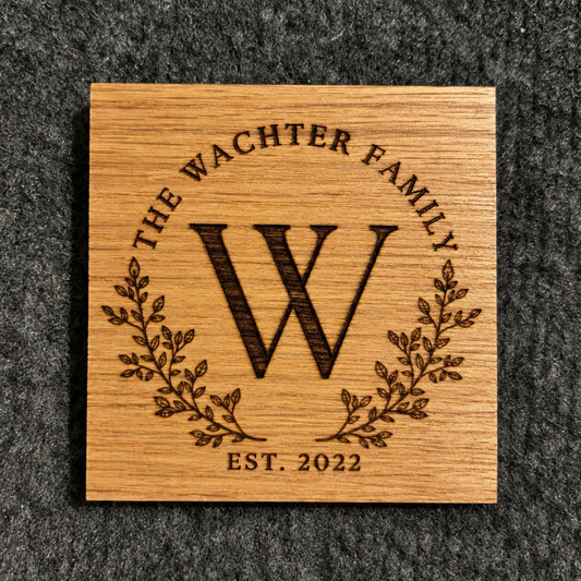 "Name" Coasters - 4 pack