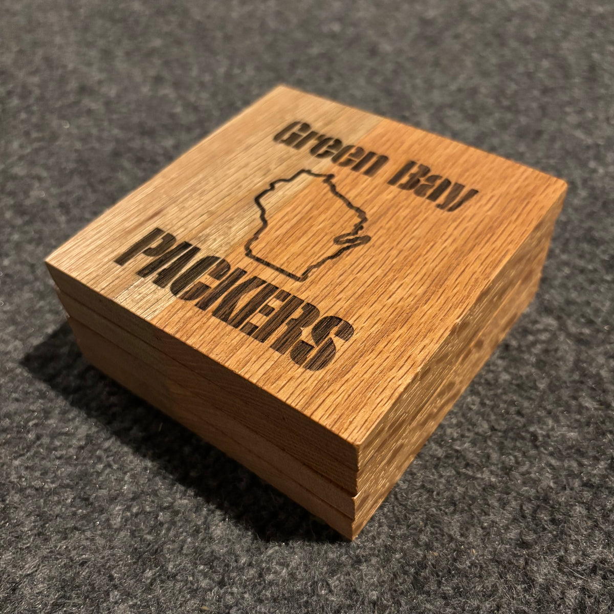 PACKERS Coasters - 4 pack