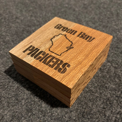 PACKERS Coasters - 4 pack