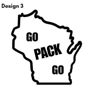 PACKERS Coasters - 4 pack