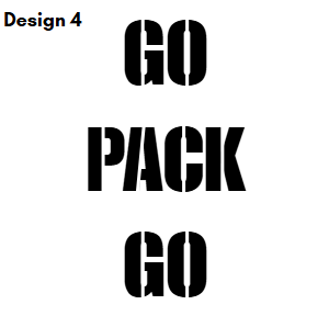 PACKERS Coasters - 4 pack