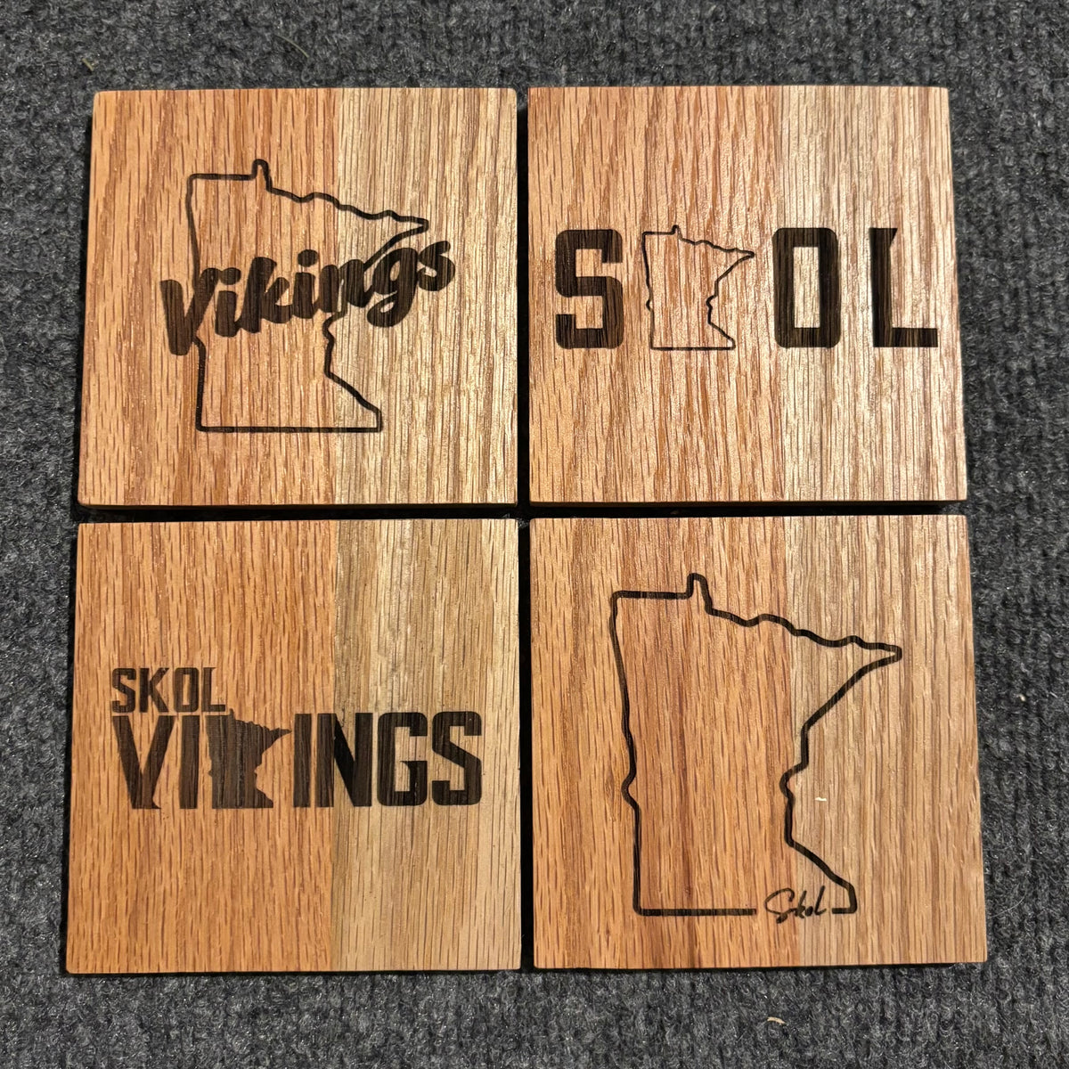 VIKINGS Coasters - 4 pack